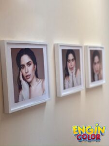 20X20 Sök Tak Kare Çerçeve Beyaz