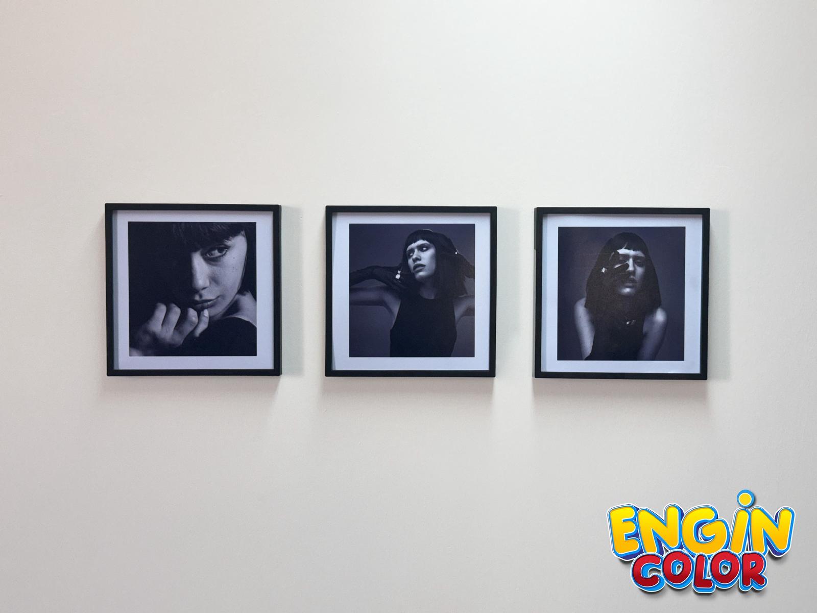 20X20 Sök Tak Kare Çerçeve Siyah - Görsel 2