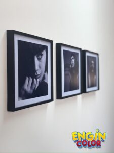 20X20 Sök Tak Kare Çerçeve Siyah