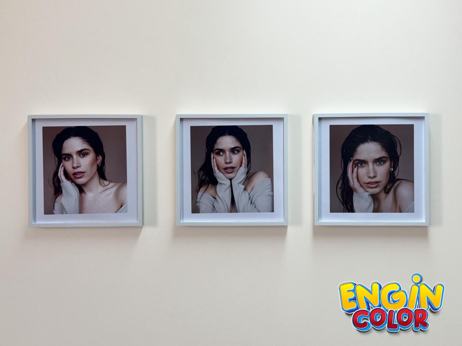 20X20 Sök Tak Kare Çerçeve Beyaz - Görsel 2