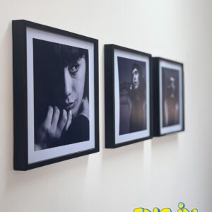 20X20 Sök Tak Kare Çerçeve Siyah